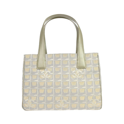 Chanel Travel Line Nylon, Gold, Nylon, Tote Bag