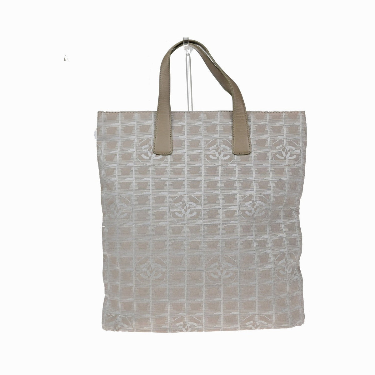 Chanel Travel Line Nylon, Beige, Nylon, Tote Bag