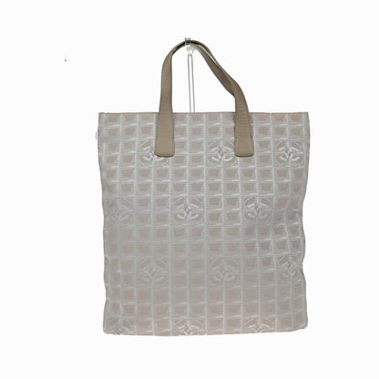 Chanel Travel Line Nylon, Beige, Nylon, Tote Bag