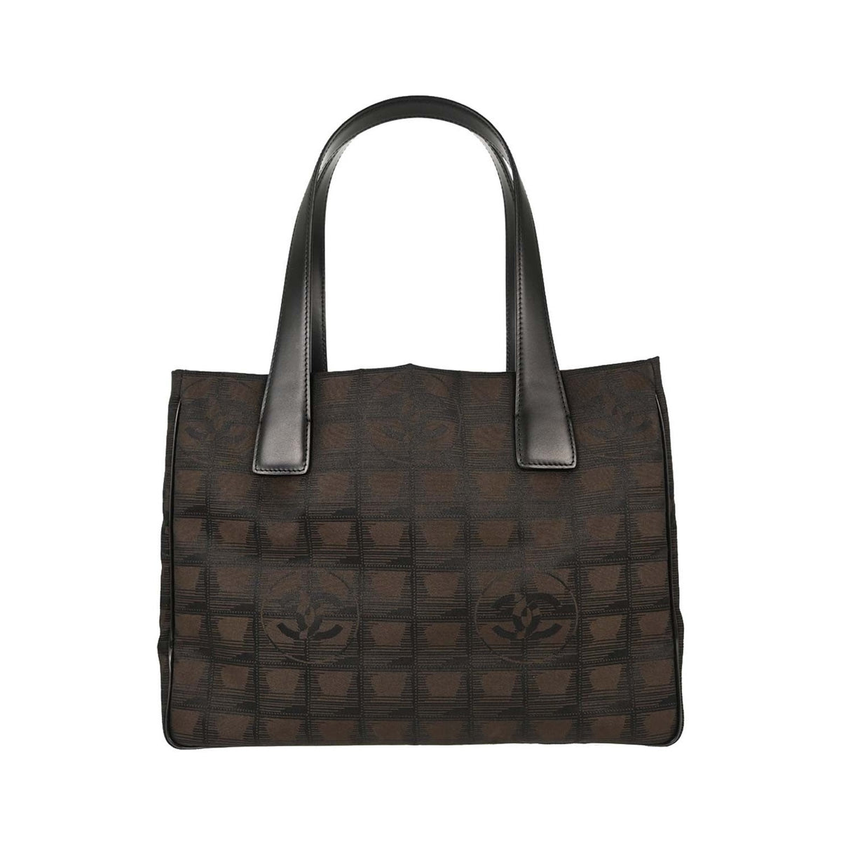 Chanel Travel Line Nylon, Brown, Nylon, Tote Bag