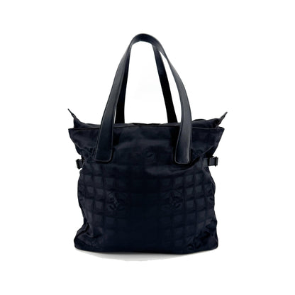 Chanel Travel Line Nylon, Black, Nylon, Tote Bag