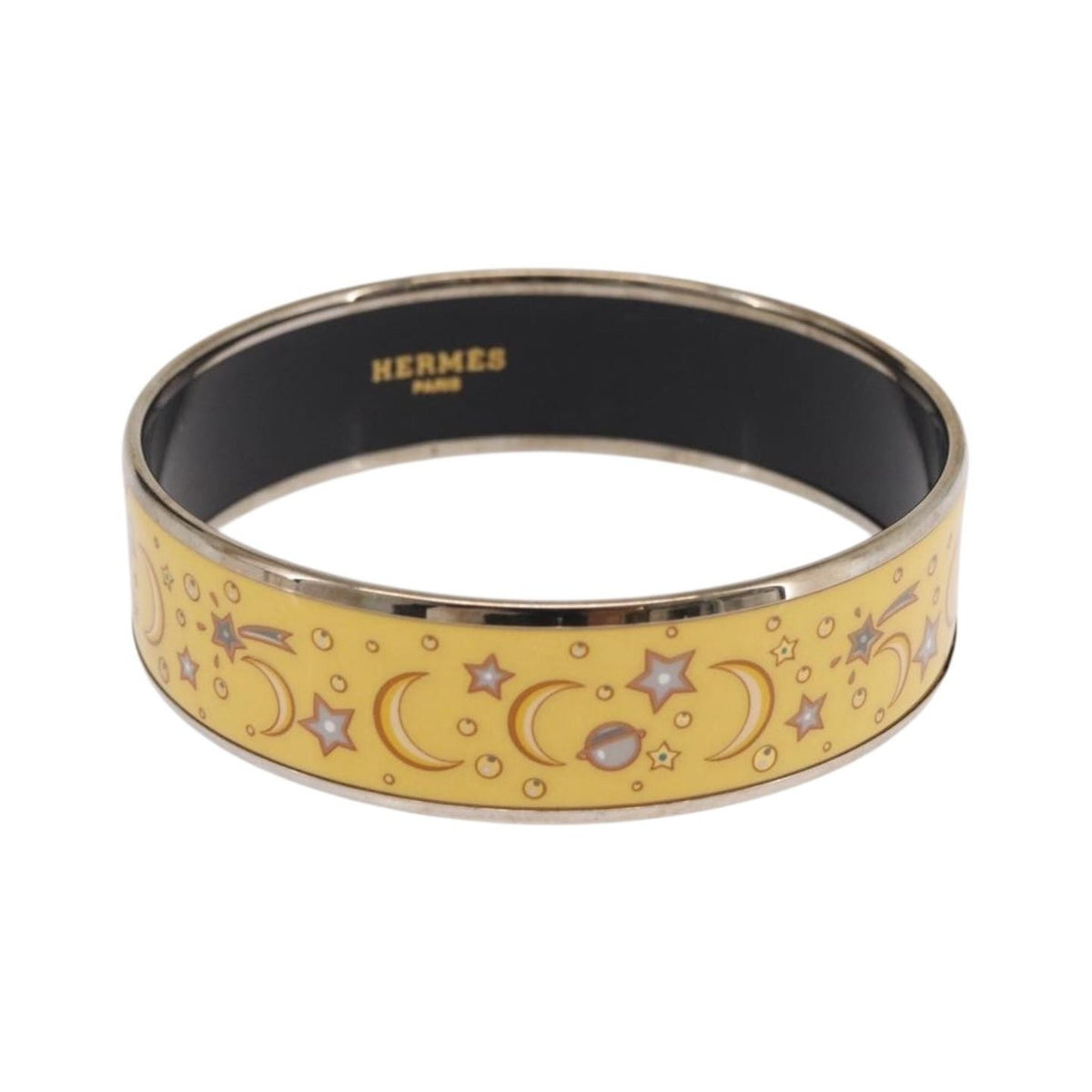 Chanel Vintage Bangle Metal, Yellow, Metal, Bracelet
