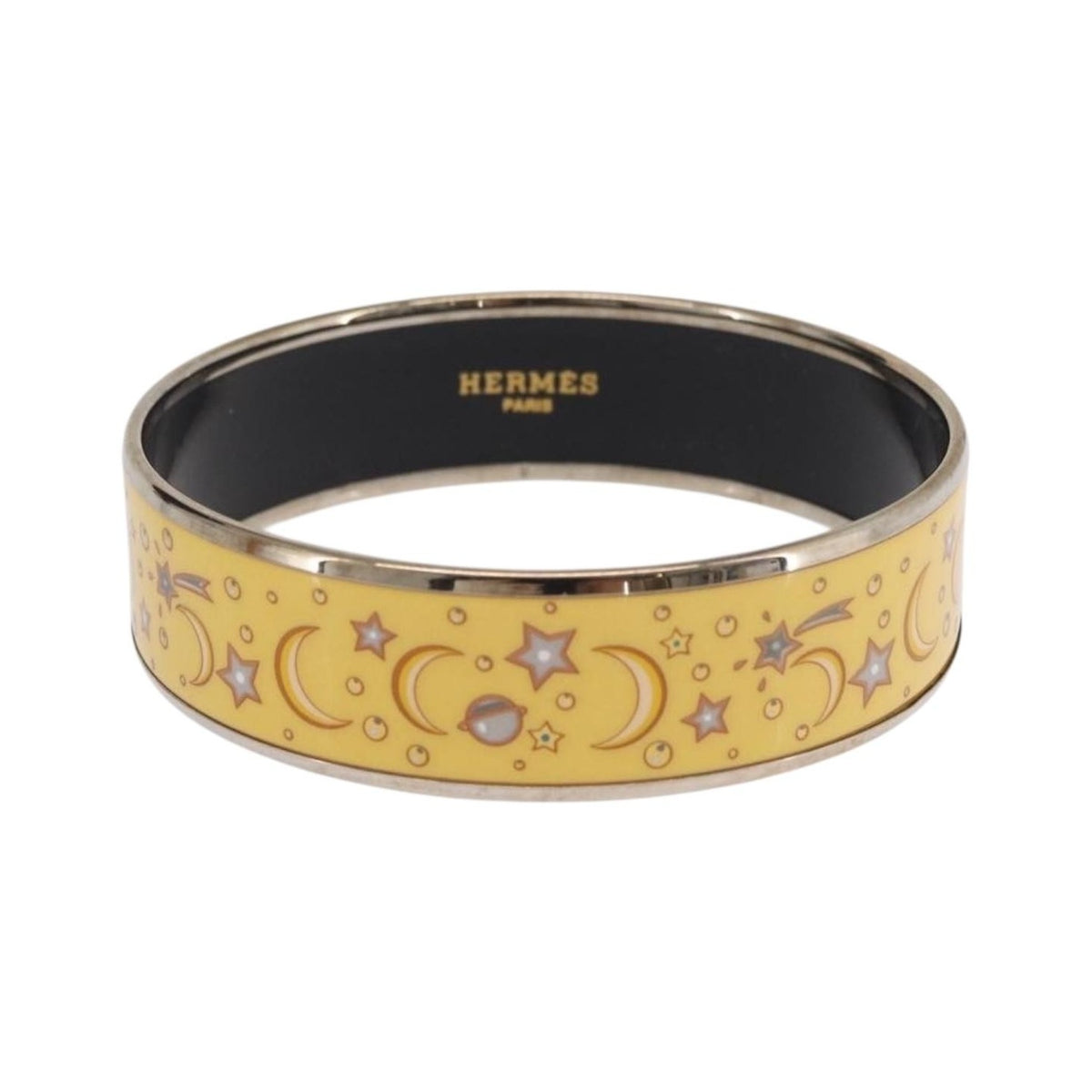Chanel Vintage Bangle Metal, Yellow, Metal, Bracelet