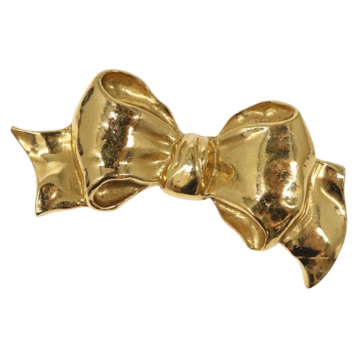 Chanel Vintage CC Bow Brooch - Brandsamsara