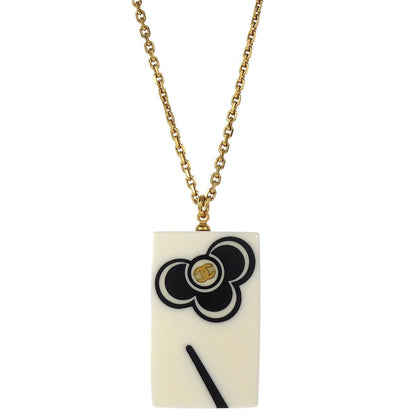 Chanel Vintage CC Rectangular Pendant Necklace - Brandsamsara