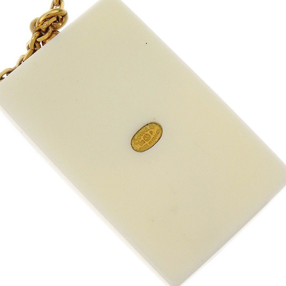 Chanel Vintage CC Rectangular Pendant Necklace - Brandsamsara