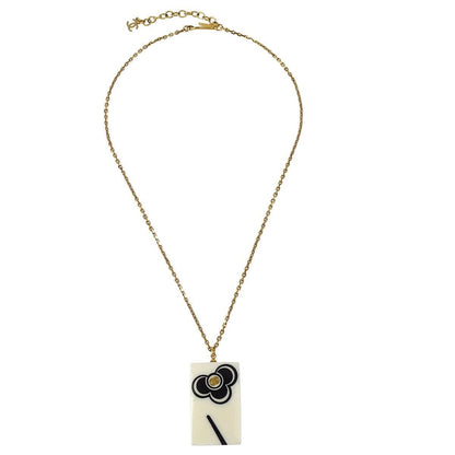 Chanel Vintage CC Rectangular Pendant Necklace - Brandsamsara