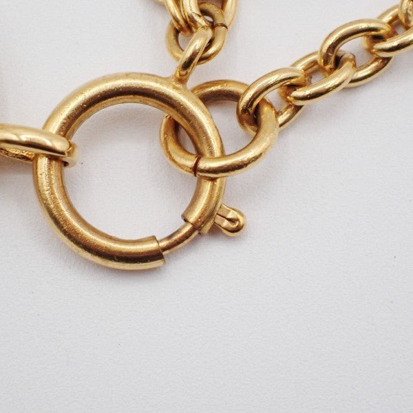 Chanel Vintage CC Round Cut - Out Pendant Necklace - Brandsamsara