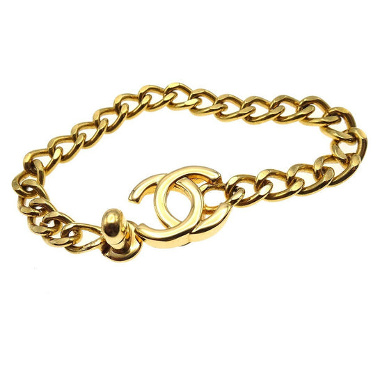 Chanel Vintage CC Turnlock Chain Bracelet - Brandsamsara