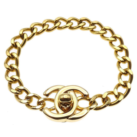 Chanel Vintage CC Turnlock Chain Bracelet - Brandsamsara