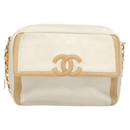 Chanel Vintage Chanel camera beige lambskin gold - Brandsamsara