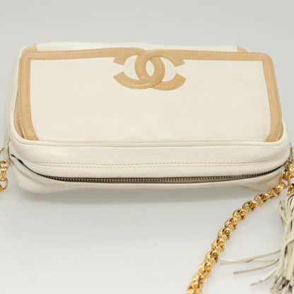 Chanel Vintage Chanel camera beige lambskin gold - Brandsamsara