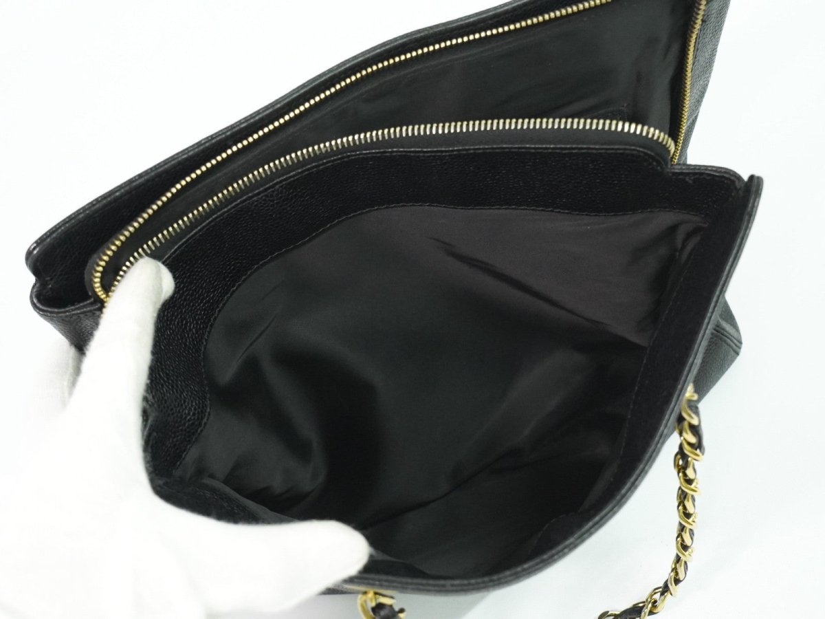 Chanel Vintage Logo Chain Tote - Brandsamsara