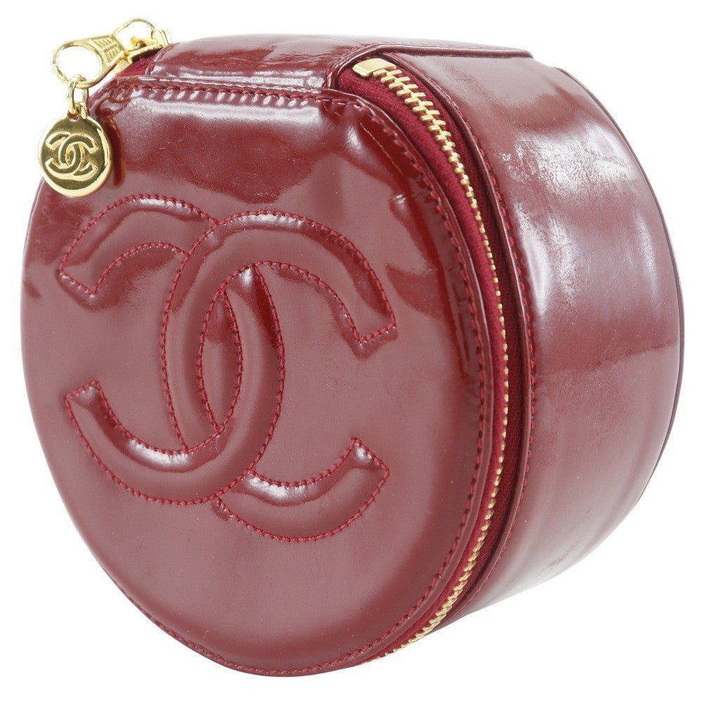 Chanel Vintage Timeless Round Jewelry Case - Brandsamsara