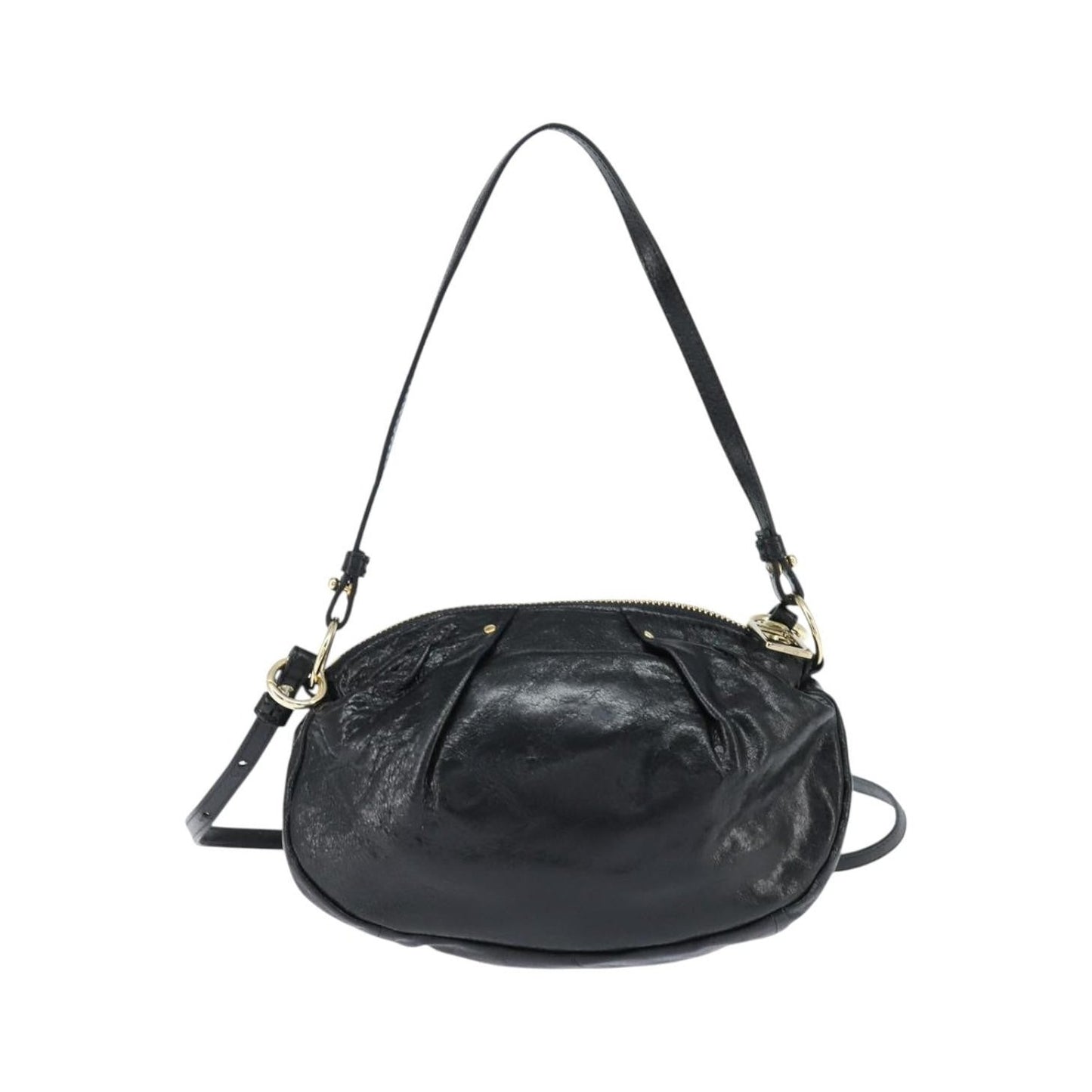 Chloe 2way shoulder bag Leather, Black, Leather, Shoulder Bag