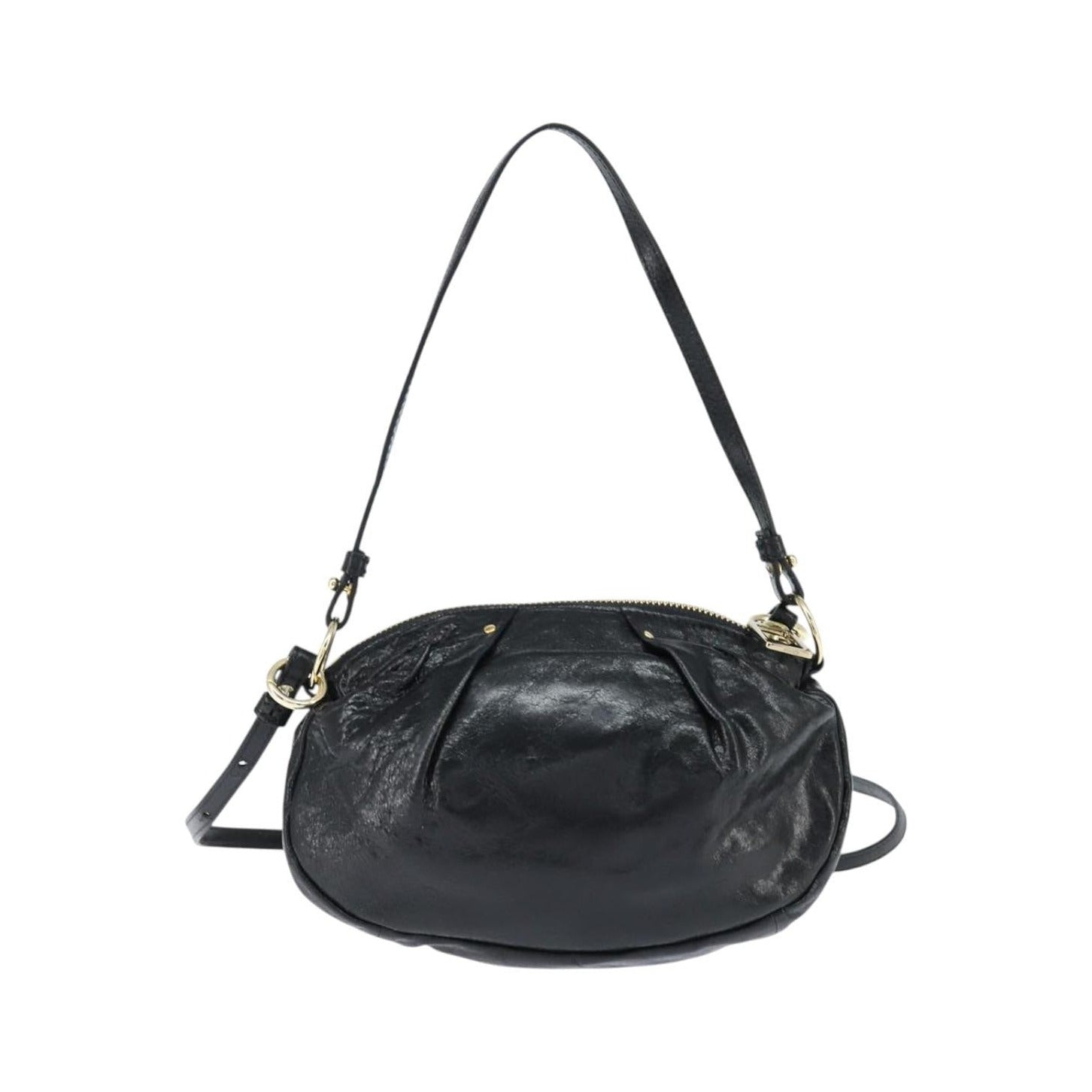 Chloe 2way shoulder bag Leather, Black, Leather, Shoulder Bag