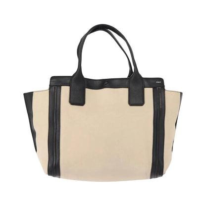Chloe Alison East West Tote Leather, Beige, Leather, Tote Bag