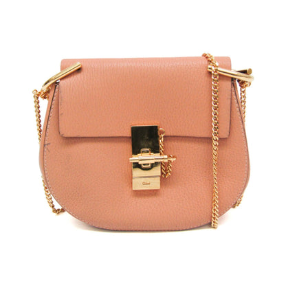 Chloe Drew Leather, Orange, Leather, Crossbody Bag