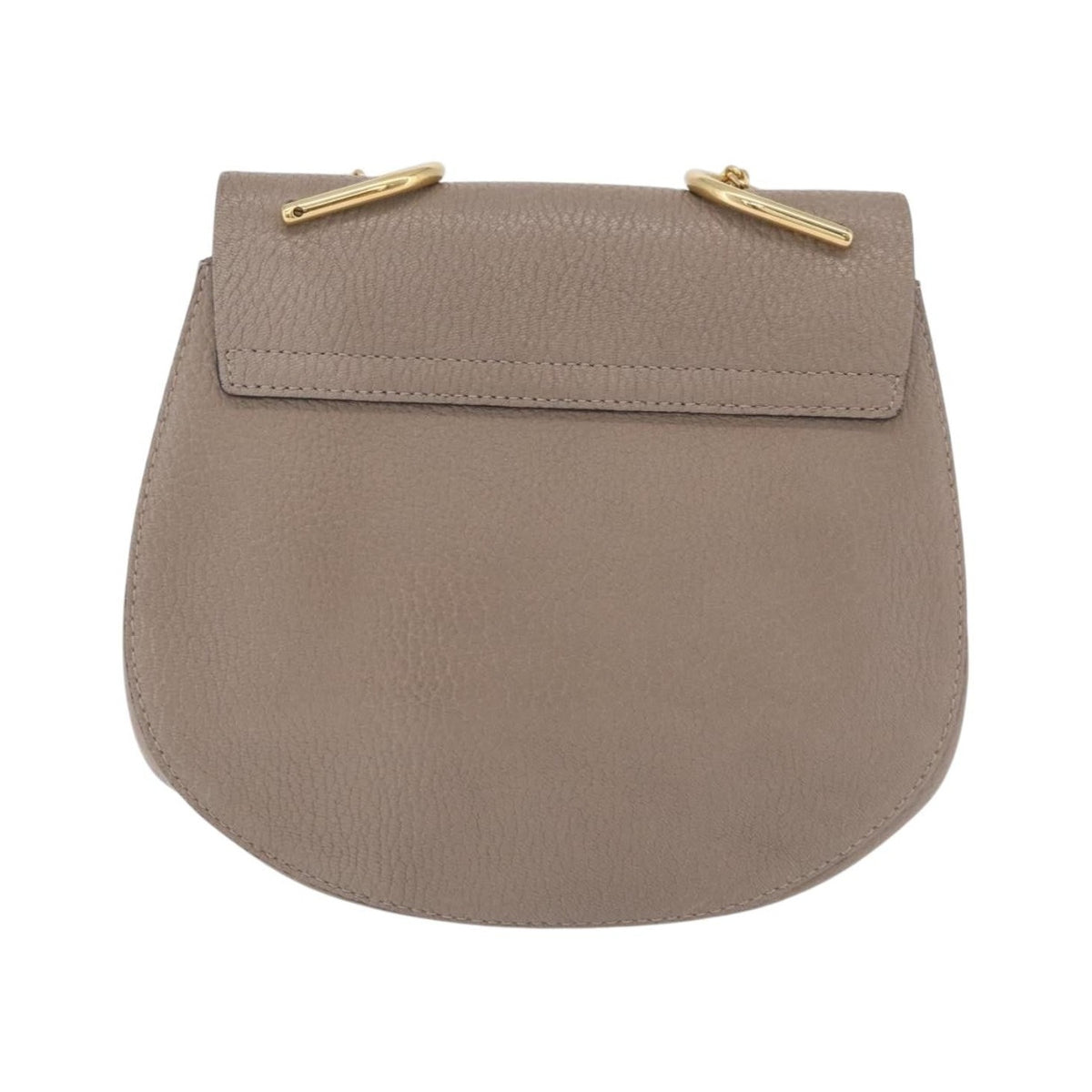 Chloe Drew Leather, Beige, Leather, Crossbody Bag