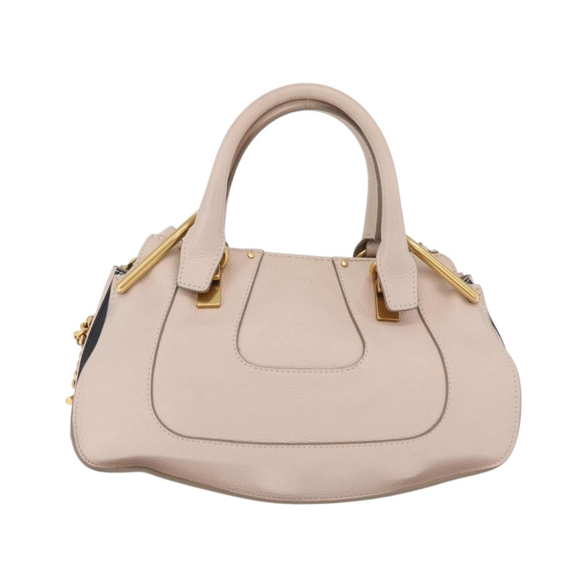 Chloe Hailey Leather, Beige, Leather, Handbag