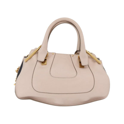 Chloe Hailey Leather, Beige, Leather, Handbag