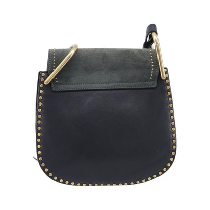 Chloe Hudson Studded Leather, Black, Leather, Handbag