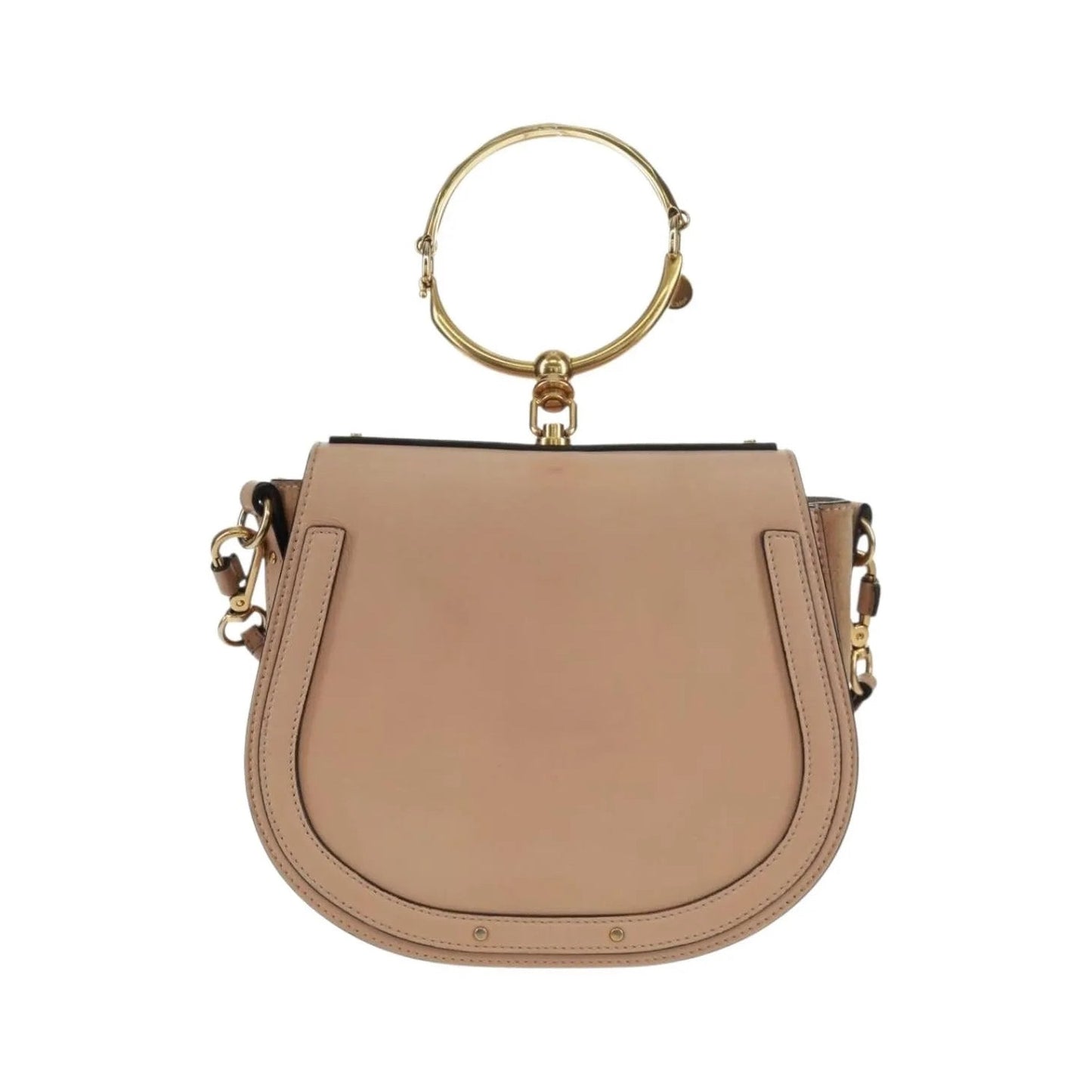 Chloe Nile Leather, Pink, Leather, Handbag