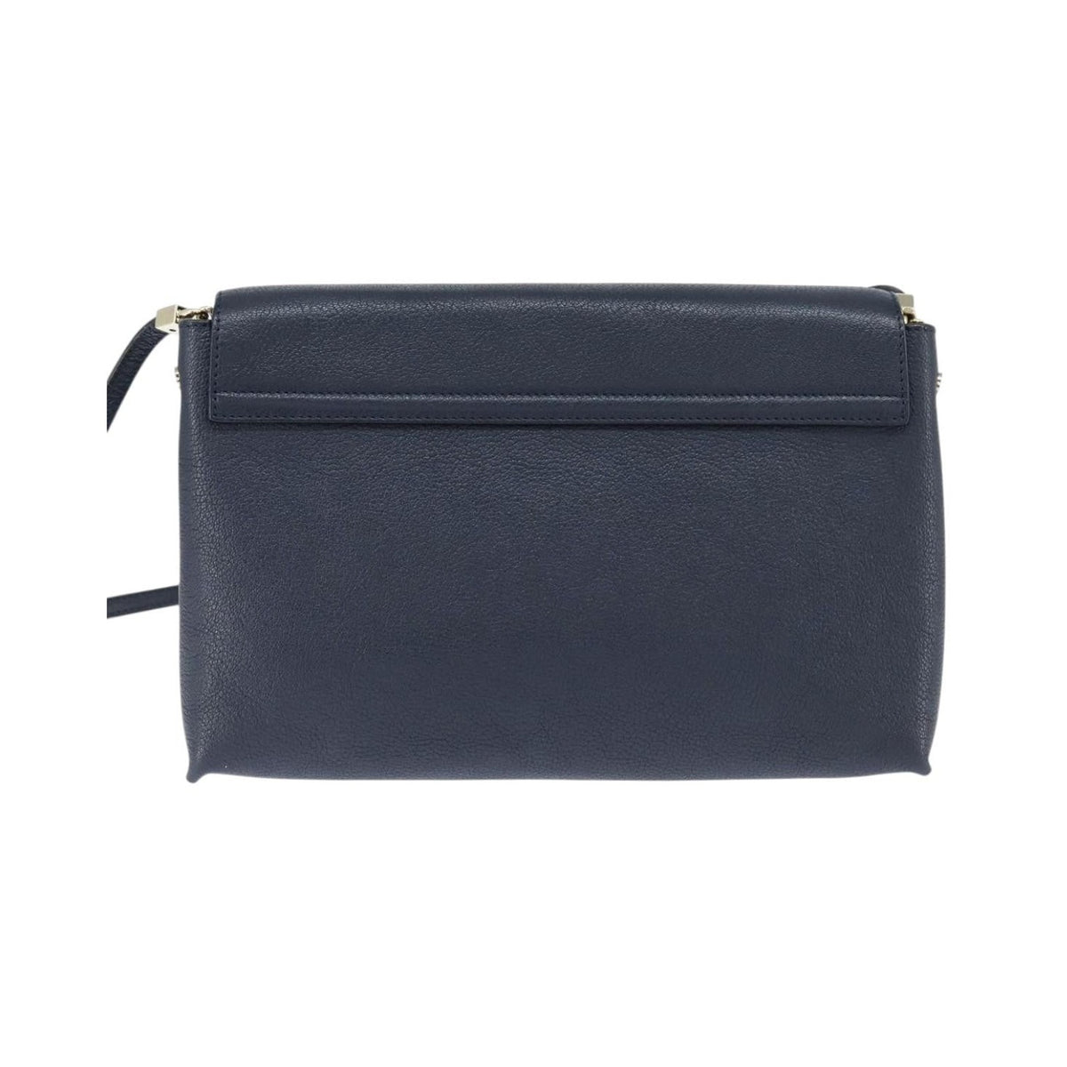 Chloe Sally Leather, Navy, Leather, Shoulder Bag