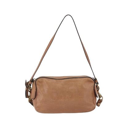Chloe Vintage Leather, Brown, Leather, Shoulder Bag