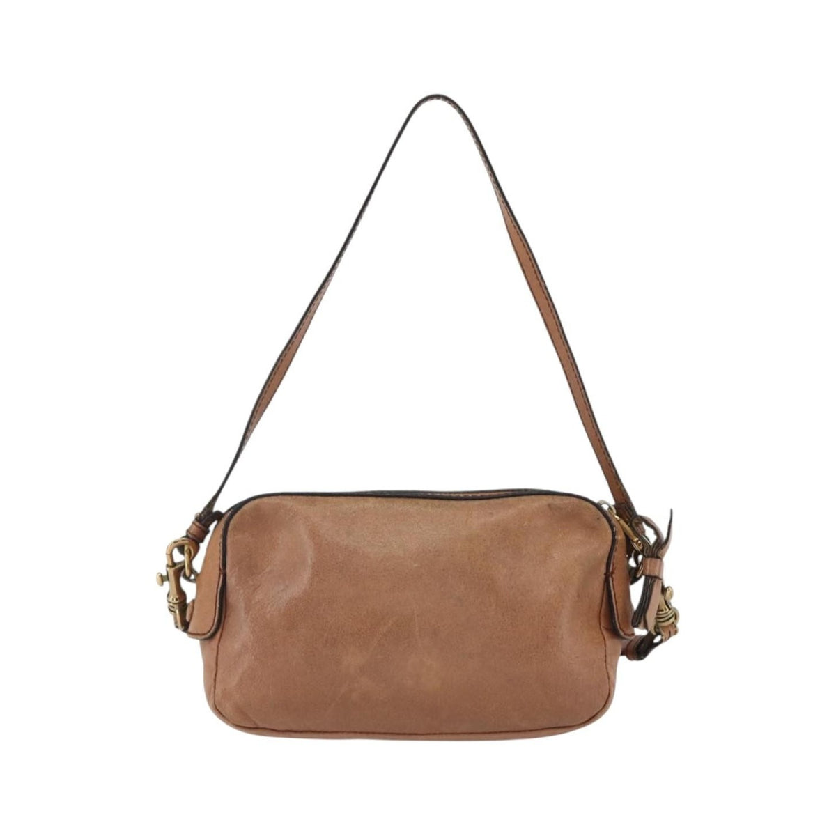 Chloe Vintage Leather, Brown, Leather, Shoulder Bag