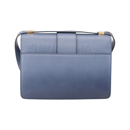 Christian Dior 30 Montaigne Flap Gradient Leather, Blue, Leather, Shoulder Bag