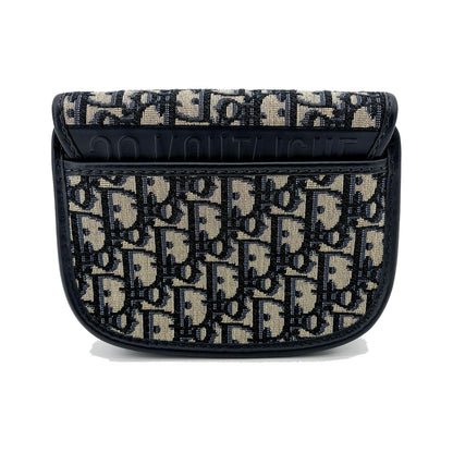 Christian Dior Bobby Flap Oblique Canvas, Beige, Canvas, Handbag