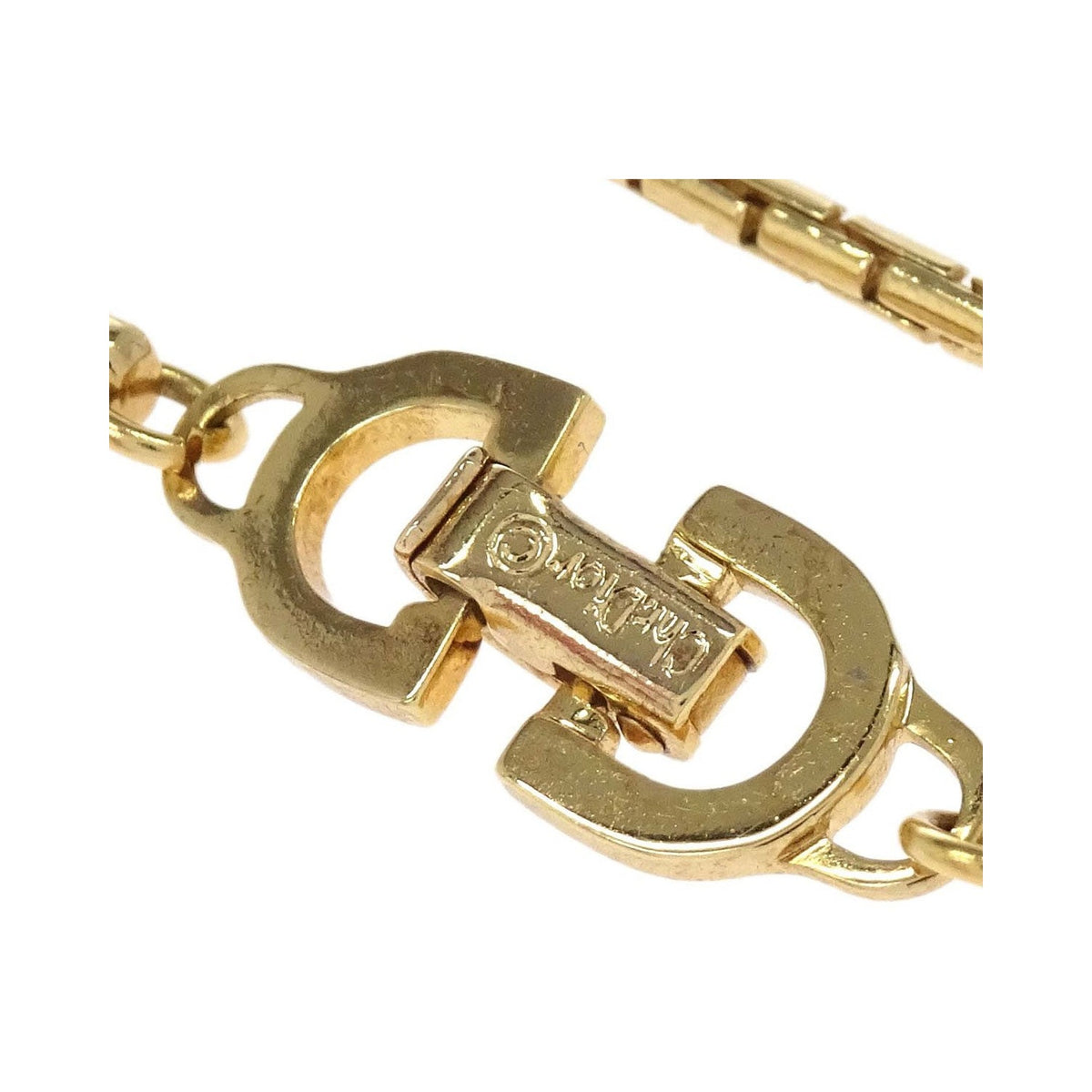 Christian Dior CD Logo Metal, Gold, Gold Plated, Bracelet