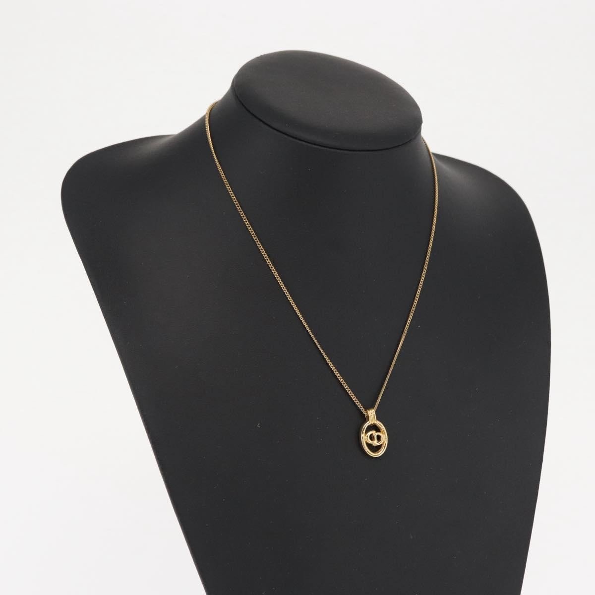 Christian Dior CD Round Pendant Necklace - Brandsamsara