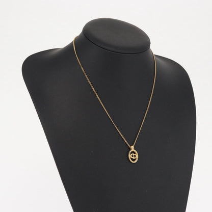 Christian Dior CD Round Pendant Necklace - Brandsamsara