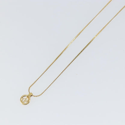 Christian Dior CD Round Pendant Necklace - Brandsamsara