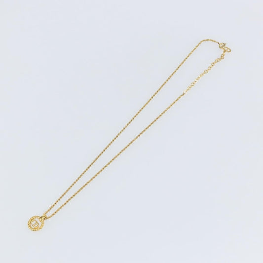 Christian Dior CD Round Pendant Necklace - Brandsamsara