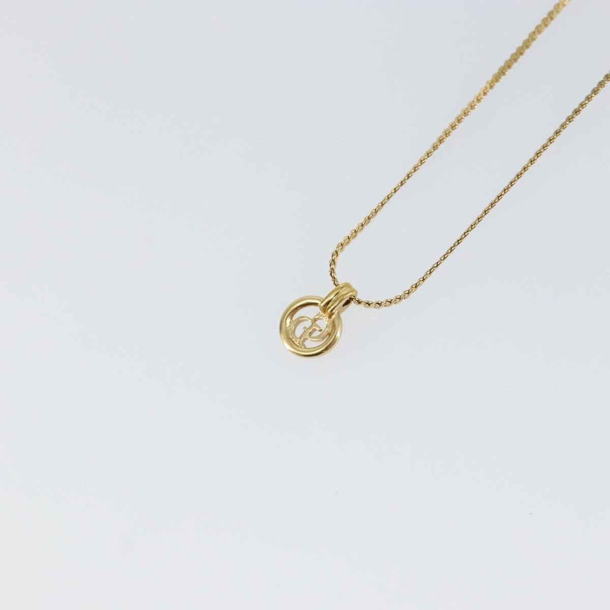 Christian Dior CD Round Pendant Necklace - Brandsamsara