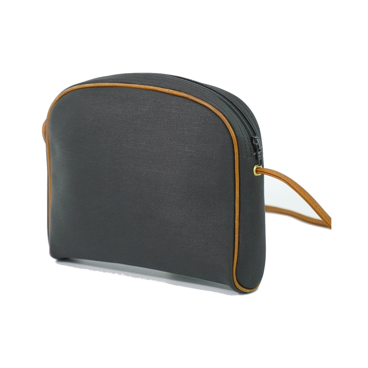 Christian Dior CD Shoulder bag Canvas and Leather, Navy, Canvas, Shoulder Bag