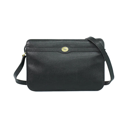 Christian Dior Shoulder Leather, Black, Leather, Shoulder Bag