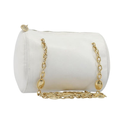 Christian Dior Shoulder Leather, White, Leather, Shoulder Bag