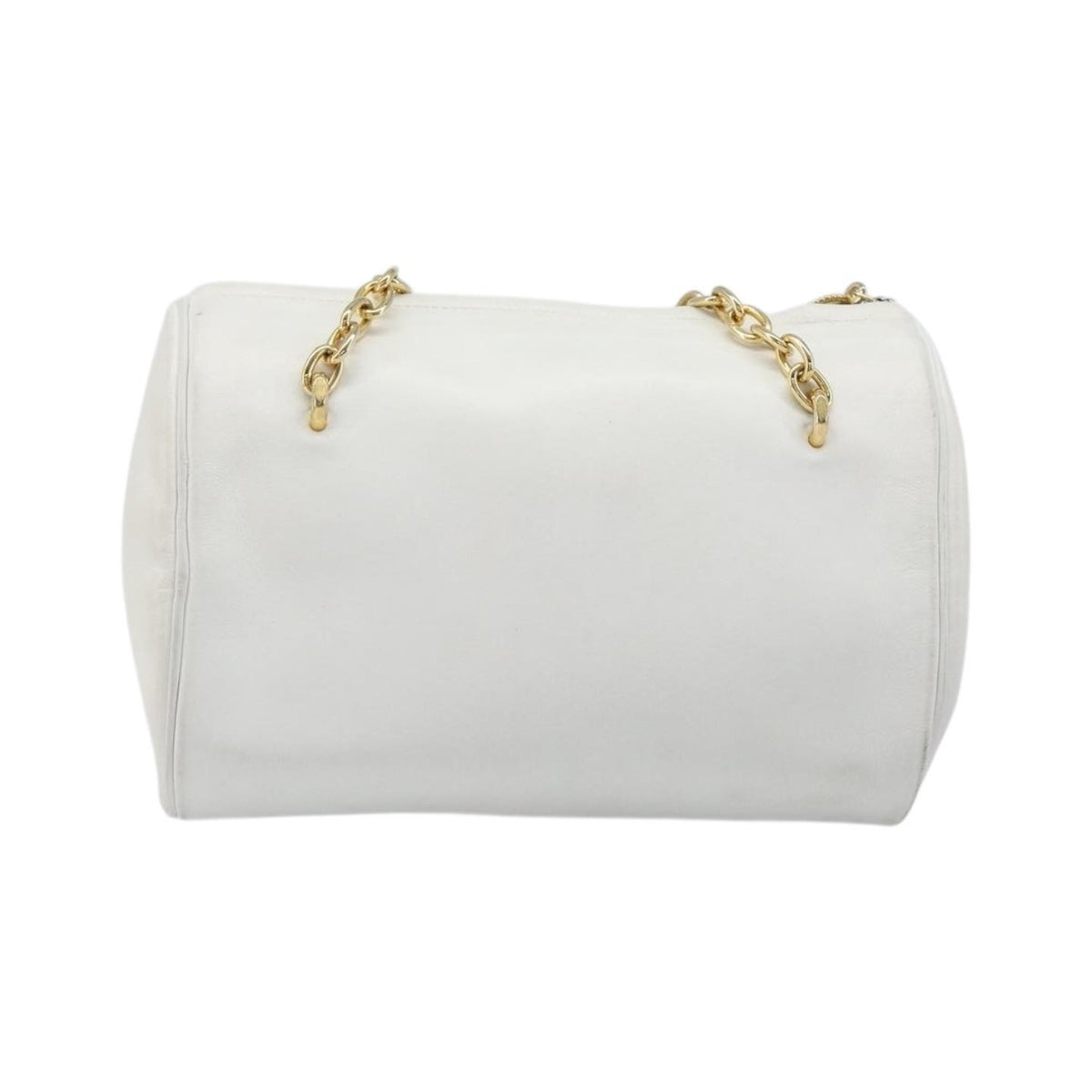 Christian Dior Shoulder Leather, White, Leather, Shoulder Bag