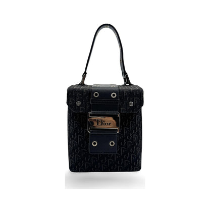 Christian Dior Trotter Canvas, Black, Canvas, Handbag
