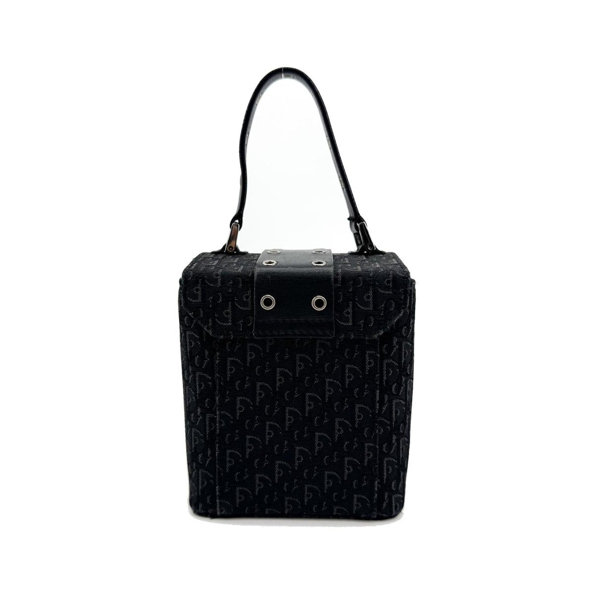 Christian Dior Trotter Canvas, Black, Canvas, Handbag