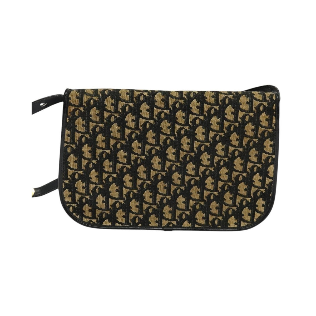Christian Dior Trotter shoulder Canvas, Navy, Canvas, Handbag
