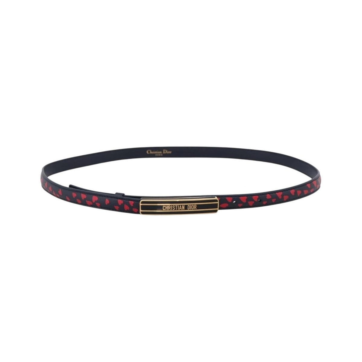 Christian Dior Vintage belt Canvas, Black, Leather, Belt