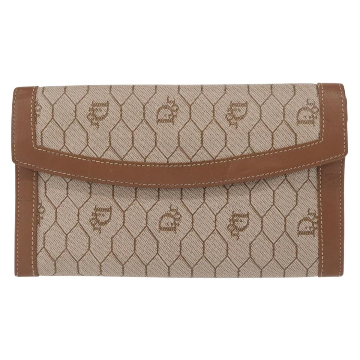 Christian Dior Vintage Honeycomb Flap Wallet - Brandsamsara