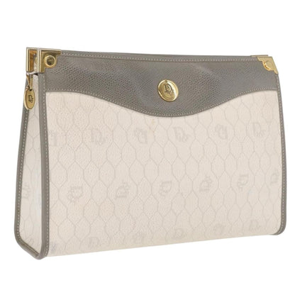 Christian Dior Vintage Honeycomb Zip Pouch - Brandsamsara