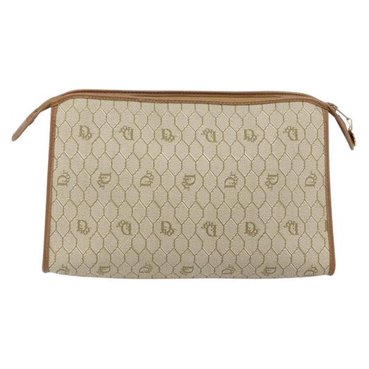Christian Dior Vintage Honeycomb Zip Pouch - Brandsamsara