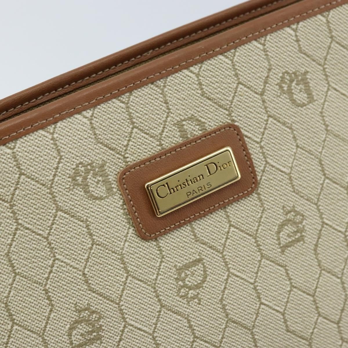 Christian Dior Vintage Honeycomb Zip Pouch - Brandsamsara
